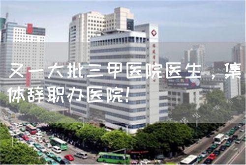 又一大批三甲醫(yī)院醫(yī)生，集體辭職辦醫(yī)院！(圖1)