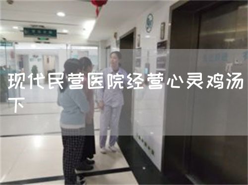 現(xiàn)代民營醫(yī)院經(jīng)營心靈雞湯（下）(圖1)