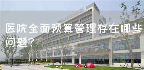醫(yī)院全面預(yù)算管理存在哪些問題？(圖1)