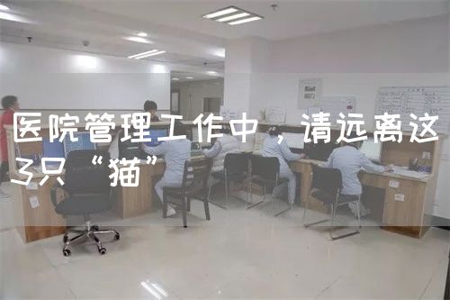 醫(yī)院管理工作中，請(qǐng)遠(yuǎn)離這3只“貓”(圖1)