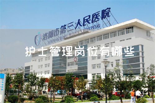 護(hù)士管理崗位有哪些(圖1)