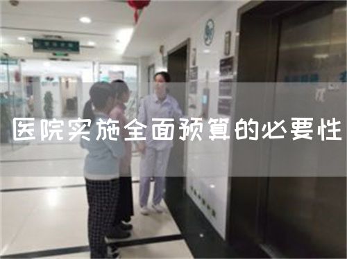 醫(yī)院實施全面預算的必要性(圖1)