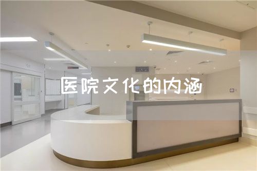 醫(yī)院文化的內(nèi)涵(圖1)