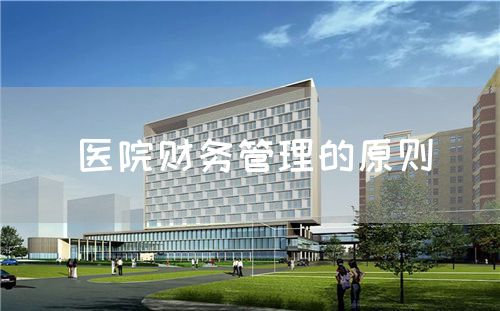 醫(yī)院財(cái)務(wù)管理的原則(圖1)