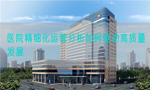 醫(yī)院精細(xì)化運(yùn)營分析如何驅(qū)動(dòng)高質(zhì)量發(fā)展(圖1) 醫(yī)院精細(xì)化運(yùn)營分析如何驅(qū)動(dòng)高質(zhì)量發(fā)展(圖1)